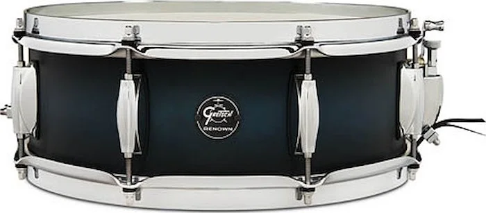 Renown Snare Drum - Satin Antique Blue Burst Finish - 5 inch. x 14 inch. Snare Drum