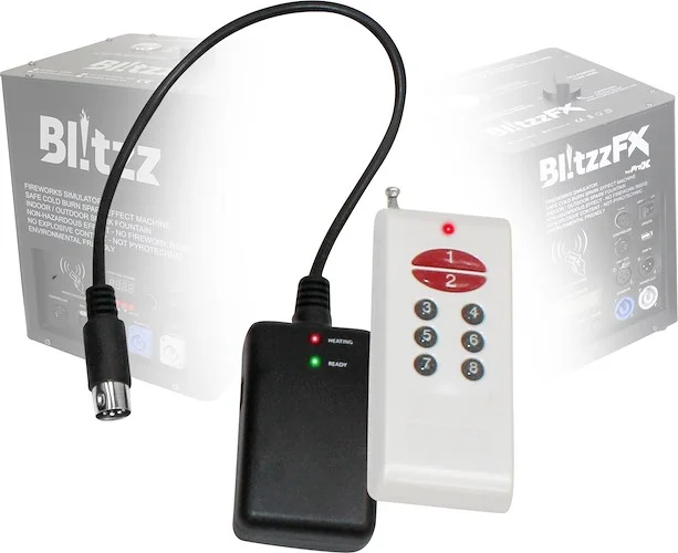 Replacement Wireless Remote and Receiver for ProX Blitzz Cold Spark Machines