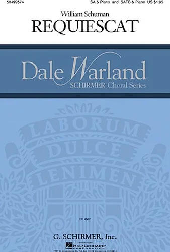 Requiescat - Dale Warland Choral Series
