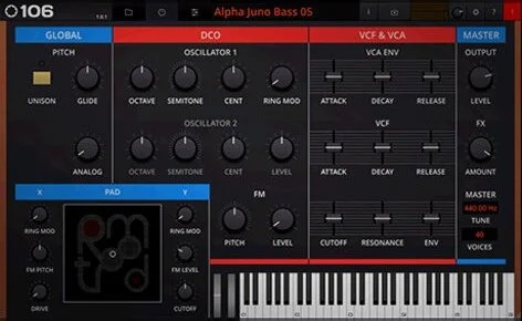 RetroMod 106 (Download) <br>3 Classic Juno Instruments