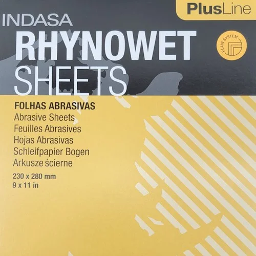 Rhynowet Sanding Sheets - 10 sheet pack<br>800 GRIT