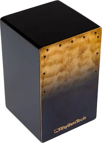 Rhythm Tech RTCCBBF Café Cajon. Boutique Black Fade