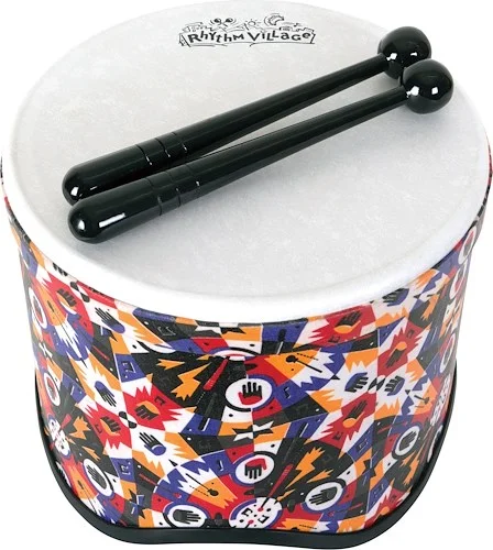 Rhythm Village Benkadi Club Series Tom with Mallets. 10"