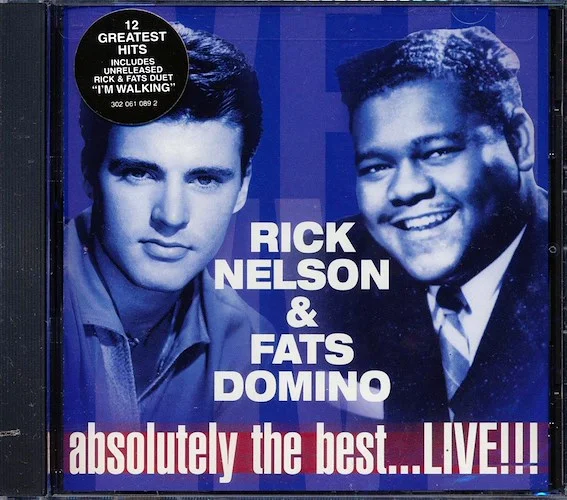 Rick Nelson, Fats Domino - Absolutely The Best: Live!!! (marked/ltd stock)