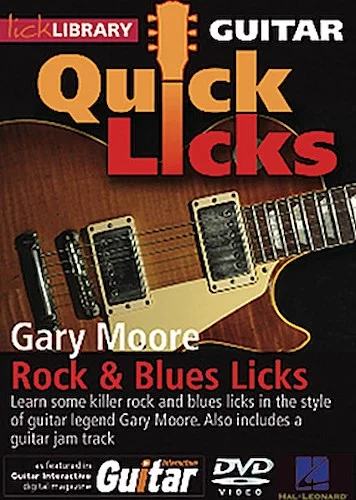 Rock & Blues Licks - Quick Licks - Style: Gary Moore