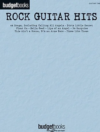 Rock Guitar Hits - Budget Book