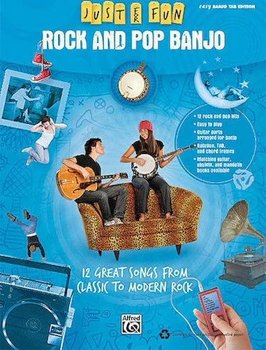 Rock and Pop Banjo - 12 Great Songs from Classic to Modern Rock