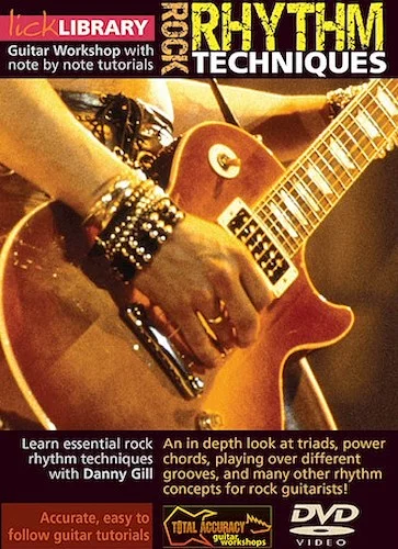 Rock Rhythm Techniques - Guitar Workshop with Note-by-Note Tutorials