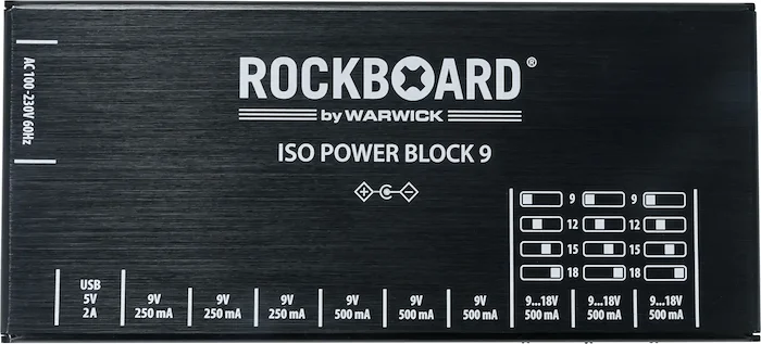 RockBoard ISO Power Block V9 IEC - Isolated Multi Power Supply
