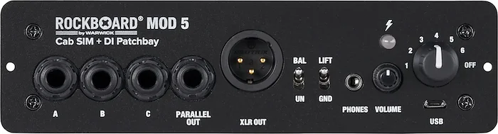 RockBoard MOD, 5 D.I., Speaker Simulator Patch Bay