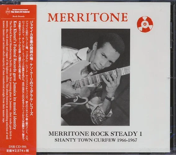 Roland Alphonso, Soul Brothers, The Tartans, Hopeton Lewis, Etc. - Merritone Rock Steady 1: Shanty Town Curfew 1966-1967 (Japan) (21 tracks) (incl. large booklet)