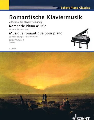 Romantic Piano Music - Volume 2 - 23 Pieces for Piano Duet