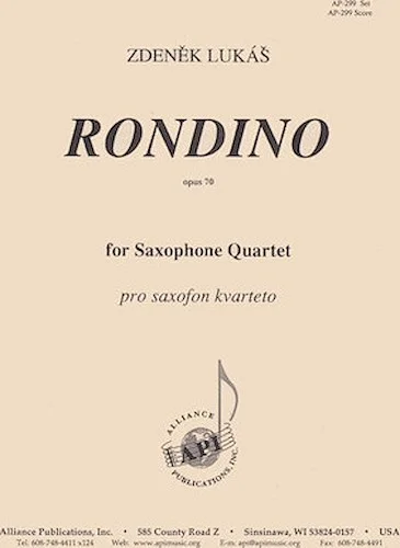 Rondino (rondo) For Sax Quartet - Set