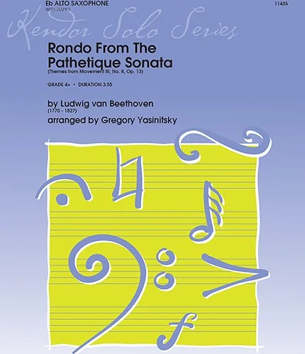 Rondo From The Pathetique Sonata (Themes From Movement III, No. 8, Op. 13) - (Themes From Movement III, No. 8, Op. 13)