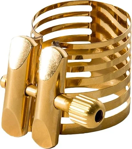 Rovner Platinum Gold Ligature, Tenor StandardBaritonet Slim, Rubber