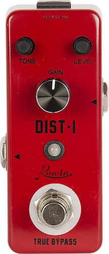 Rowin Distortion Pedal with Classic British Amplifier Distortion Tone