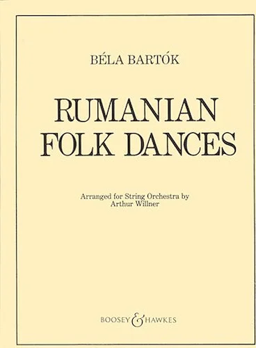 Rumanian Folk Dances - String Orchestra Score and Parts