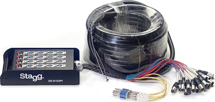 S-Series Stagebox - 16x XLR F Inputs/ 4x Stereo Jack Outputs