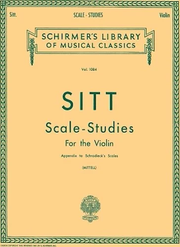 Scale Studies for Violin, Appendix to Schradieck Scales