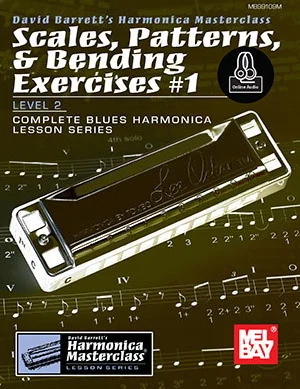 Scales, Patterns & Bending Exercises #1<br>Level 2, Complete Blues Harmonica Lesson Series