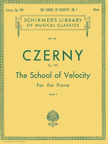 School of Velocity, Op. 299 - Book 1