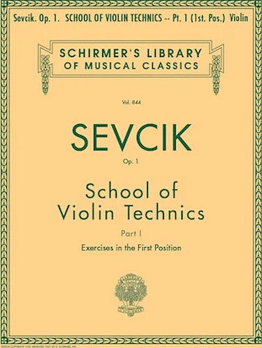 School of Violin Technics, Op. 1 - Book 1 - Exercises in First Position