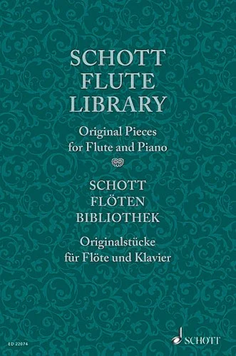 Schott Flute Library - Original Pieces for Flute and Piano, Basso ad lib.