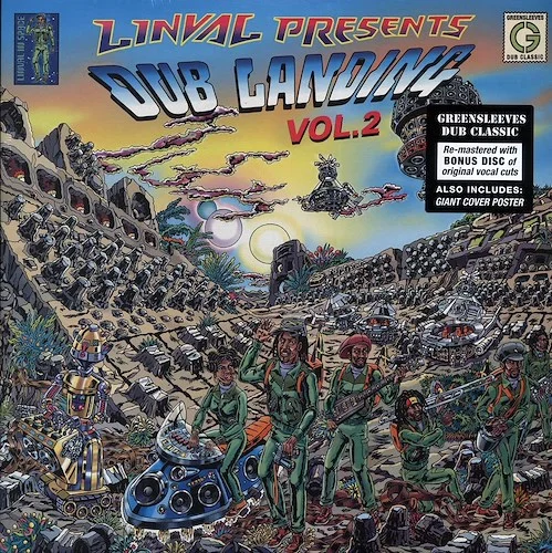 Scientist, Prince Jammy, The Roots Radics - Linval Presents Dub Landing Volume 2 + Bonus Vocals Album (2xLP)
