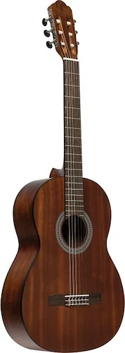 SCL70 classical guitar with sapelli top, natural colour