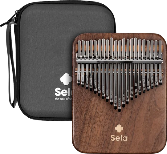 Sela Kalimba 21 Black Walnut Solid