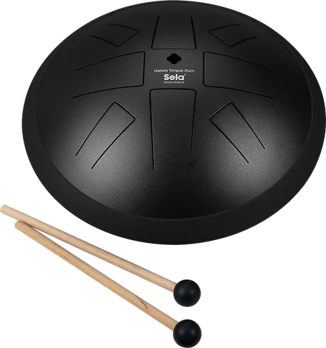 Sela Melody Tongue Drum 10" A Hirajoshi Black