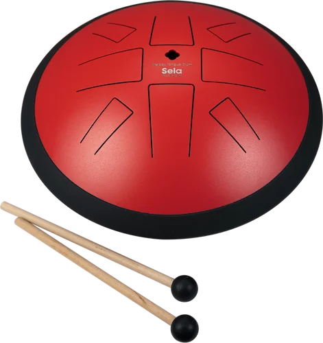 Sela Melody Tongue Drum 10" C Pygmy Red