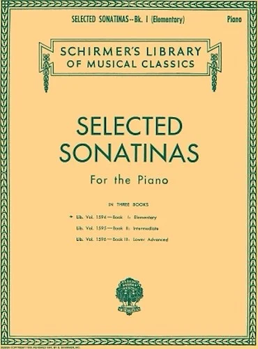 Selected Sonatinas - Book 1: Elementary