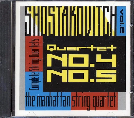 Shostakovitch, Manhattan String Quartet - The Complete String Quartets Volume 2 Nos. 4 & 5