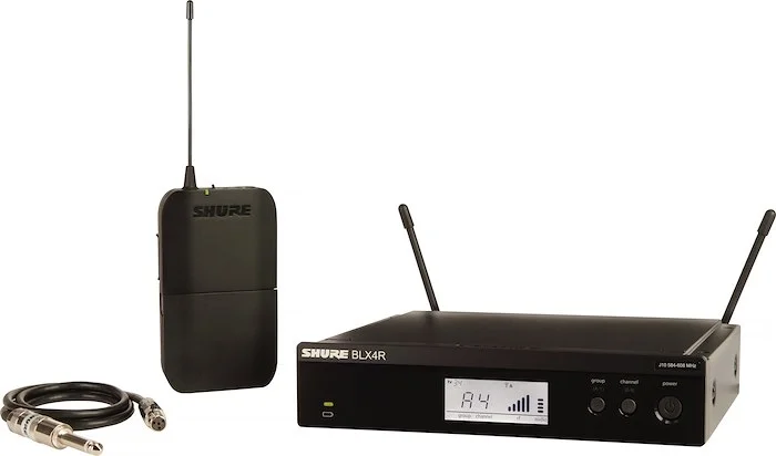 Shure BLX14R-H9 Wireless Rack-Mount Guitar System. H9 Band