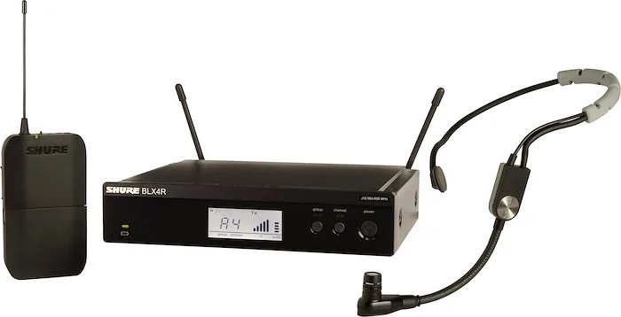 Shure BLX14R/SM35-H9 Wireless Rack-Mount Headset System With SM35. H9 Band