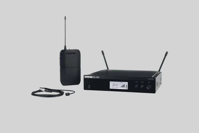 Shure BLX14R/W93-H11 Wireless Rack-Mount Presenter System with WL93 Lav Mic. H11 Band