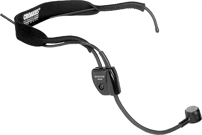 Shure WH20XLR Dynamic Headset Microphone. Includes 3 Pin Male XLR With Detachable Belt Clip