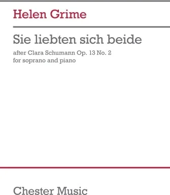 Sie liebten sich beide (after Clara Schumann Op. 13 No. 2) - for Soprano and Piano