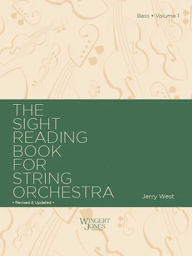 Sight Reading Book For String Orchestra - Bass