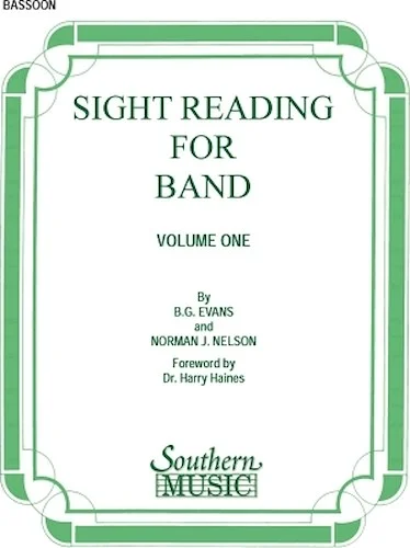 Sight Reading for Band, Book 1 - Bassoon
