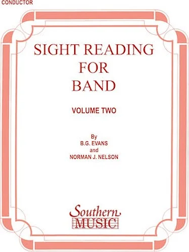 Sight Reading for Band, Book 2 - Conductor