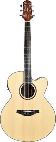 Silver series 100 Jumbo acoustic-electric guitar with cutaway