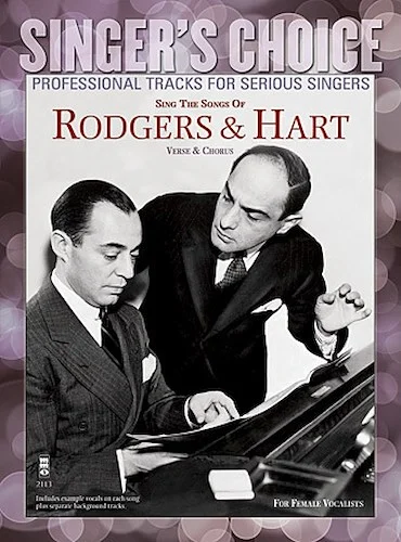 Sing the Songs of Rodgers & Hart - Singer's Choice - Professional Tracks for Serious Singers