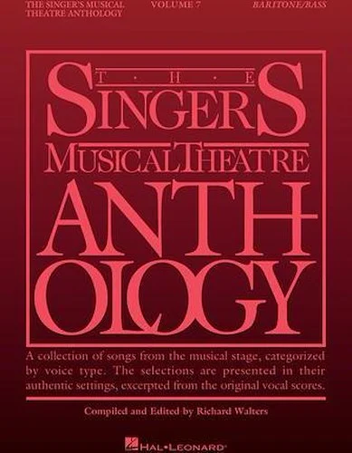 Singer's Musical Theatre Anthology - Volume 7 - Baritone/Bass Book Only