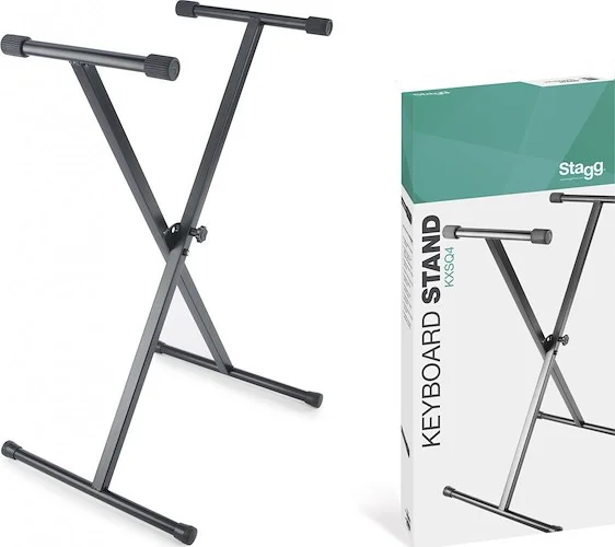 Single Braced X-Style Keyboard Stand - Welded