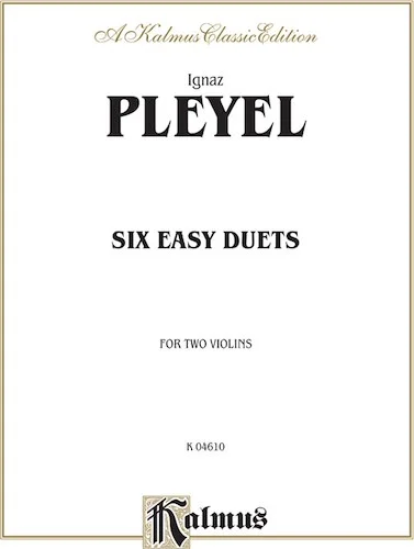 Six Easy Duets, Opus 23