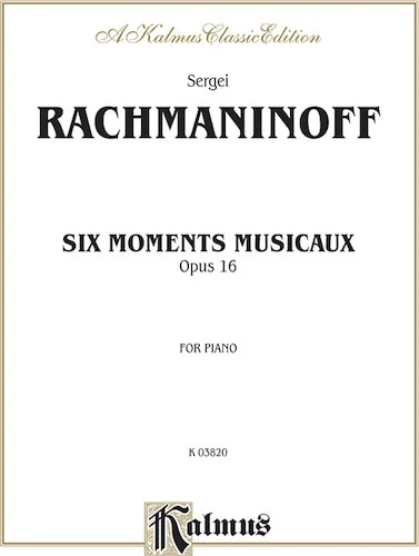 Six Moments Musicaux, Opus 16