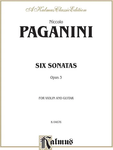 Six Sonatas for Violin and Guitar, Opus 3