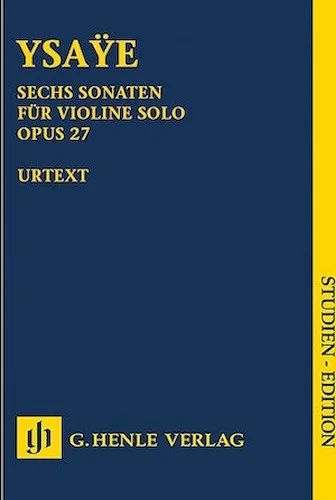 Six Sonatas, Op. 27